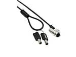 Gizzu 1.8m Noble Wedge Laptop Cable Lock Master Key Compatible (Dell 3.2mm x 4.5mm)