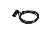 Port Connect 1.8m T-Bar Combination Cable Lock