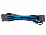 Corsair - Premium Individually Sleeved SATA Cable - Blue/Black