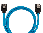 Corsair Premium Sleeved SATA 6Gbps 60cm Cable — Blue