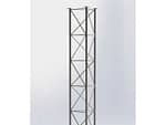 Lattice Mast 3m Section (Revised). ZigZag bracing and flange joint.