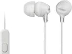 Sony MDR-EX15AP (White) InEar Earphone with Mic for iPhone