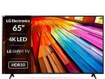 LG 65 inch UT80 Series UHD ThinQ  Remote Control, Retail Box , 2 year Limited Warranty