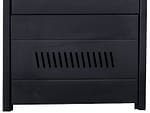 Solarix Steel Battery Box For 4 Batteries Indoor Use Battery Box Design Colour Black, Retail Box , No warranty