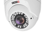 Provision ISR 1080P 4in1 Dome, 20m IR (2 LED Array), 1080P AHD or 960H Analogue, 1/3" 2MP Sensor, 2.8mm Mega-Pixel Fixed Lens, Retail Box , 1 year warranty