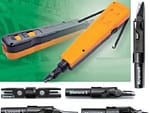 Goldtool 5 in 1 Impact Punch Down Tool with Multiple Insertion Blade Heads -For Ericsson, Krone, Siemens, Lucent, Huawei and Carry Pouch ,Retail Box, 1 year warranty