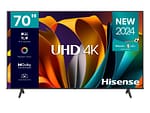 Hisense 70 inch A6N Series UHD Smart TV - Resolution 3840 x 2160, Stat