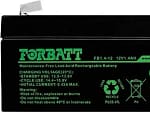 Battery - 1.4A/H Rechargable 12V (Forbatt)