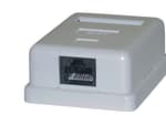 NetiX RJ45 Surface Mount Box - Single, OEM , No Warranty