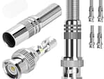 Securnix RG59 4 Pack Screw Spring BNC Connectors