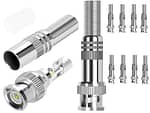Securnix RG59 8 Pack Screw Spring BNC Connectors