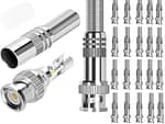 Securnix RG59 20 Pack Screw Spring BNC Connectors