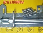 Noble Lockable Pad Bolt latch 200mm Zinc Plated