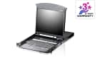 Aten 8-port 17'' Dual Rail LCD IP Cat5 KVM - D.Rail LCD KVM IP SW. W/(USKB/