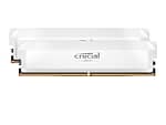 Crucial Pro DDR5-6000 64GB Overclocking Memory Kit - White