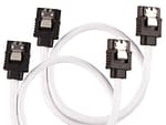 Corsair Premium Sleeved SATA 6Gbps 60cm White SATA Cable