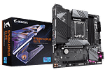 Gigabyte GA-B760M-AORUS-ELITE-AX-DDR4 B760M AORUS ELITE AX DDR4 Intel B760 Raptor Lake LGA 1700 Micro-ATX Black Desktop Motherboard