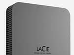 LaCie 4TB Aluminum Enclosure Portable External Hard Drive Space Grey