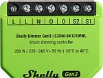 Shelly Smart Dimming Controller for Seamless Remote Control of Dimmabl